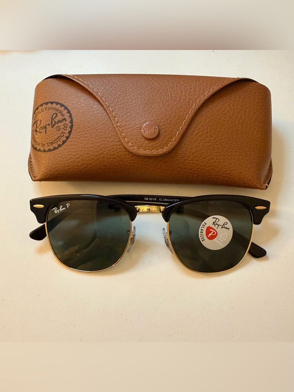 Ray-Ban Clubmaster RB3016 Polarized Sunglasses